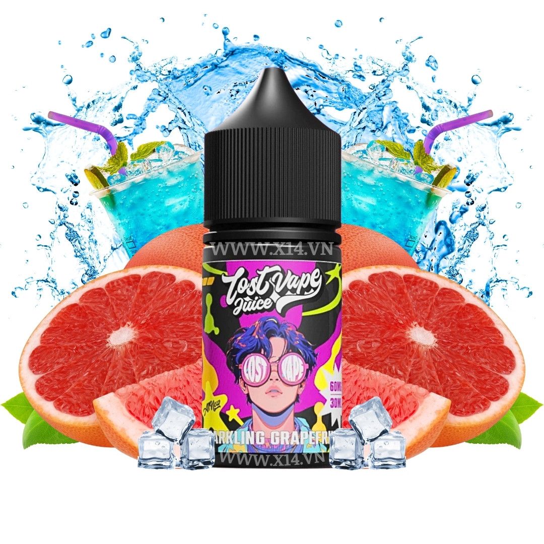Lostvape Soda Bưởi (Sparkling Grapefruit) 30ml Saltnic