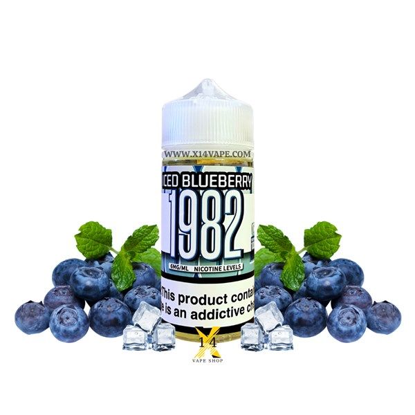1982 Việt Quất Lạnh (Ice Blueberry) 100ml Freebase