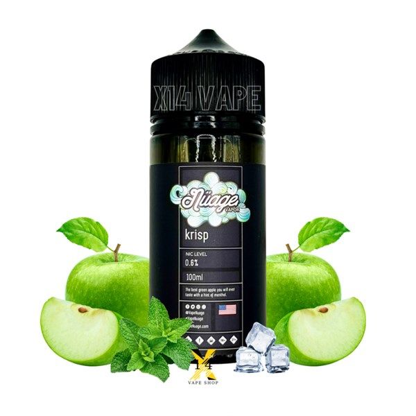 Krisp Táo Bạc Hà (Mint Apple) 100ml Freebase