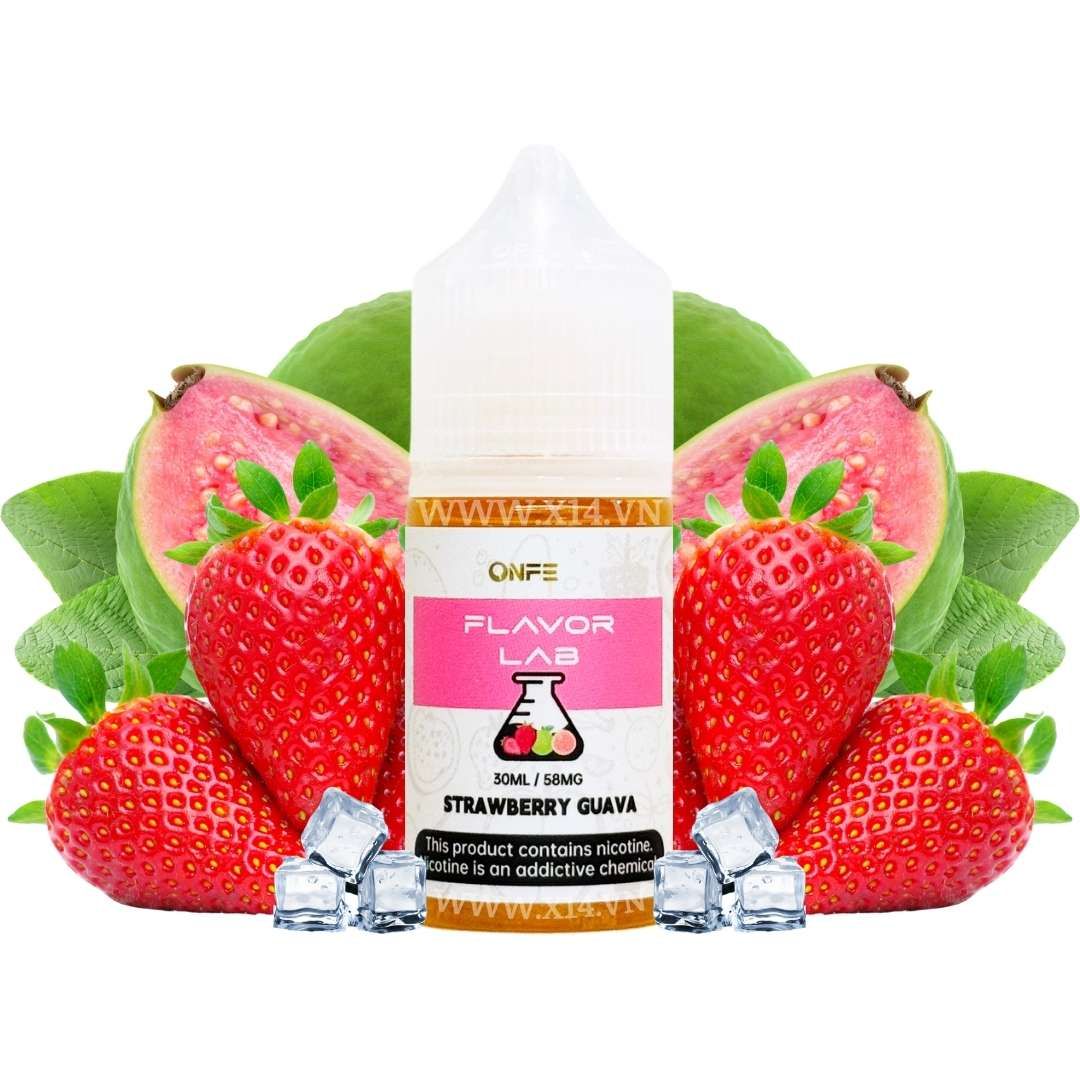 Flavor Lab Dâu Ổi (Strawberry Guava) 30ml Saltnic