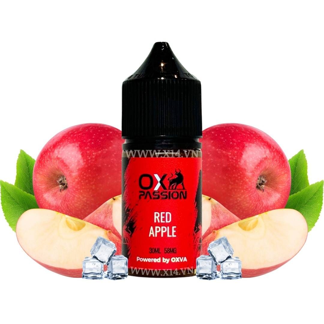 Oxpassion Táo Đỏ (Red Apple) 30ml Saltnic