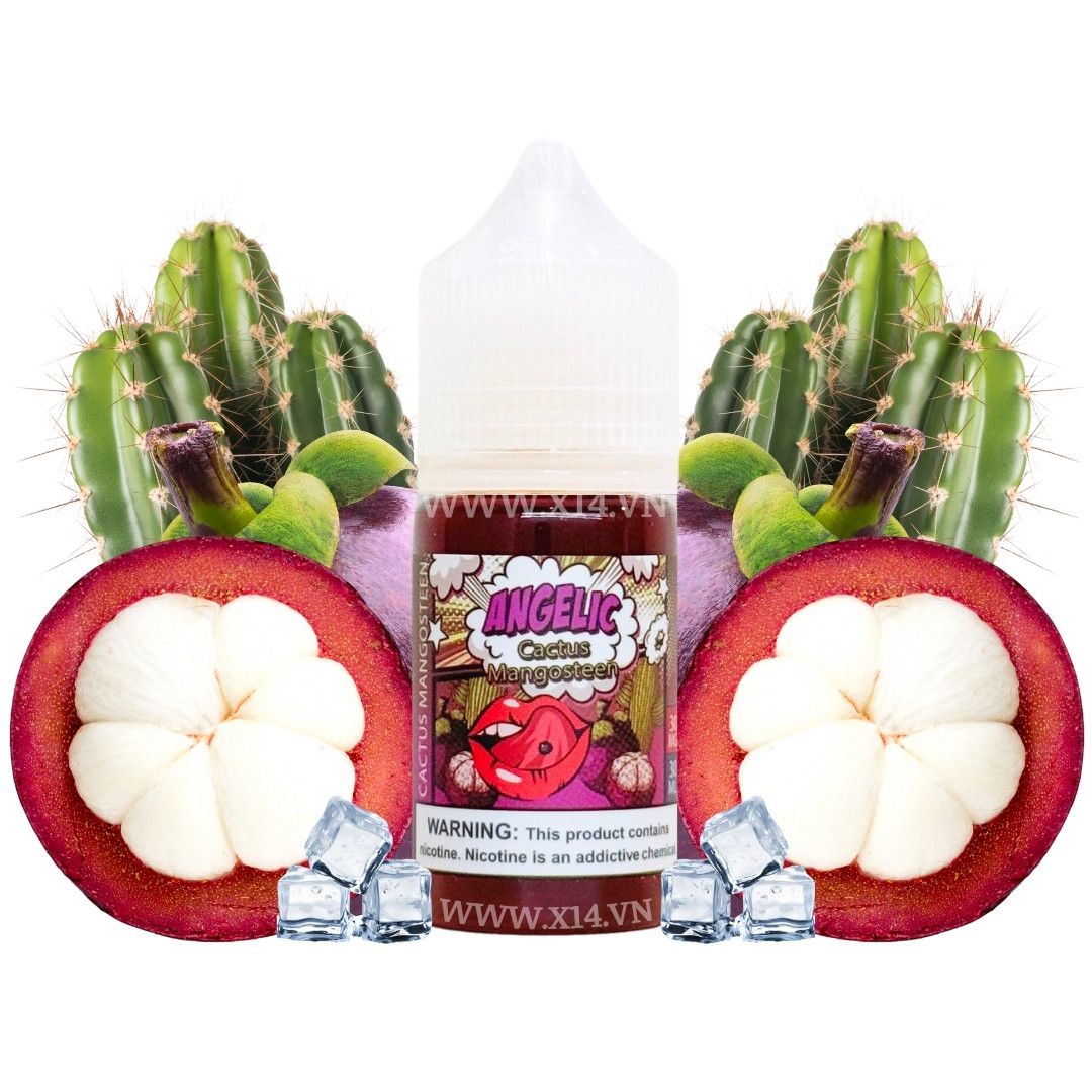 Angelic Măng Cụt Xương Rồng (Cactus Mangosteen) 30ml Saltnic