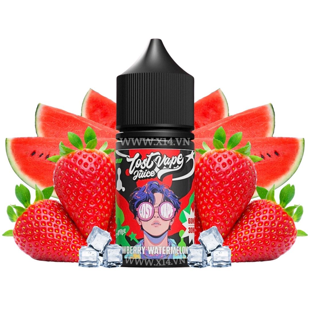 Lostvape Dâu Dưa Hấu (Strawberry Watermelon) 30ml Saltnic