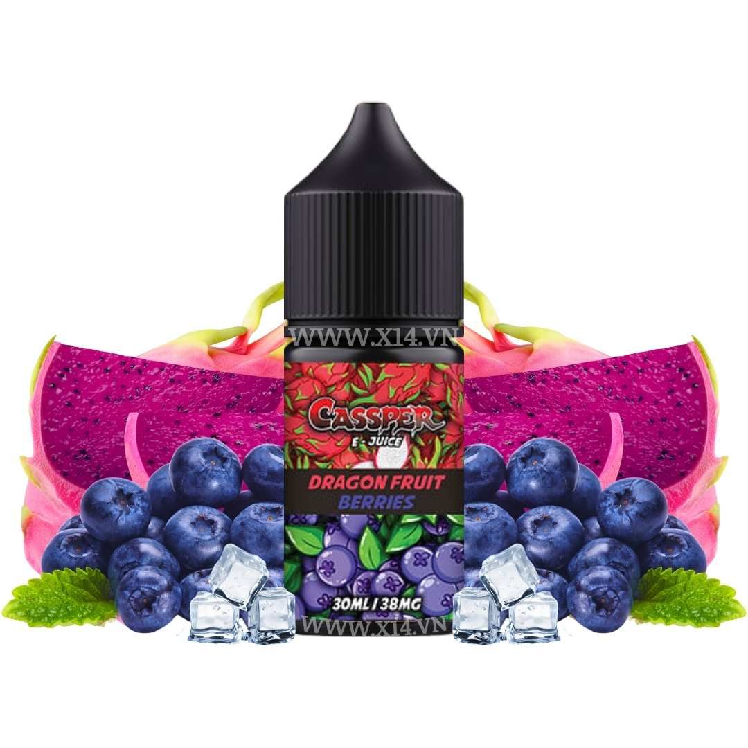 Smokio Cassper Việt Quất Thanh Long (Dragonfruit Berries) 30ml Saltnic