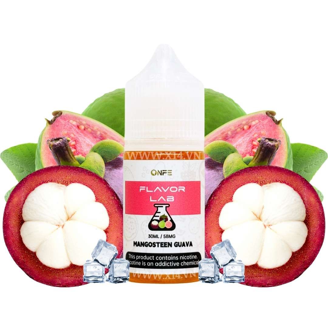 Flavor Lab Măng Cụt Ổi (Mangosteen Guava) 30ml Saltnic