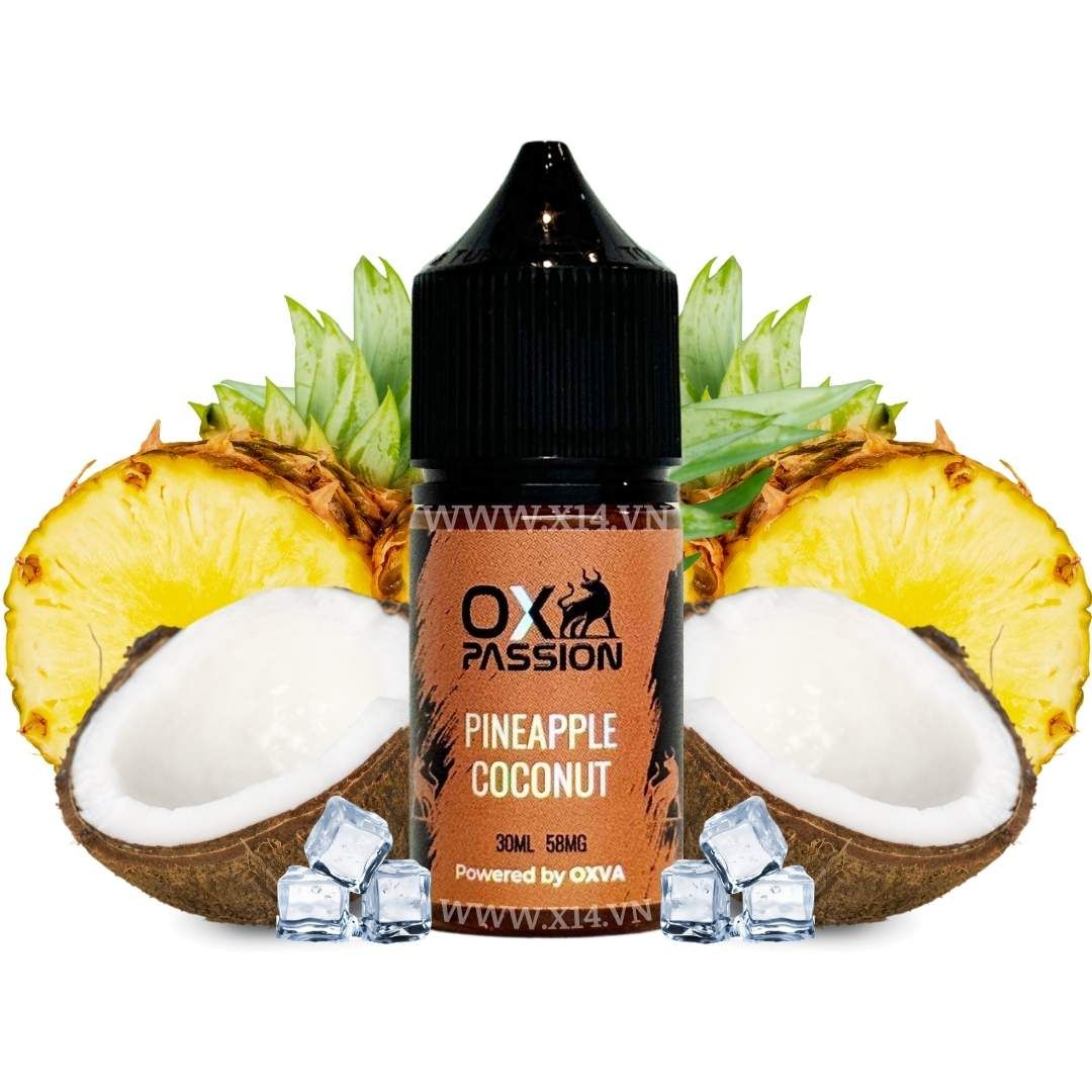 Oxpassion Dứa Dừa (Pineapple Coconut) 30ml Saltnic