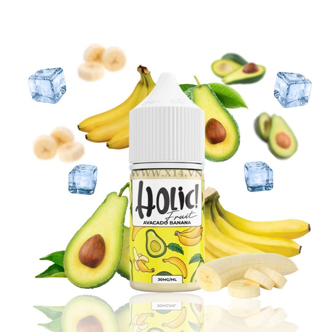 Holic Fruit Bơ Chuối (Avocado Banana) 30ml Saltnic