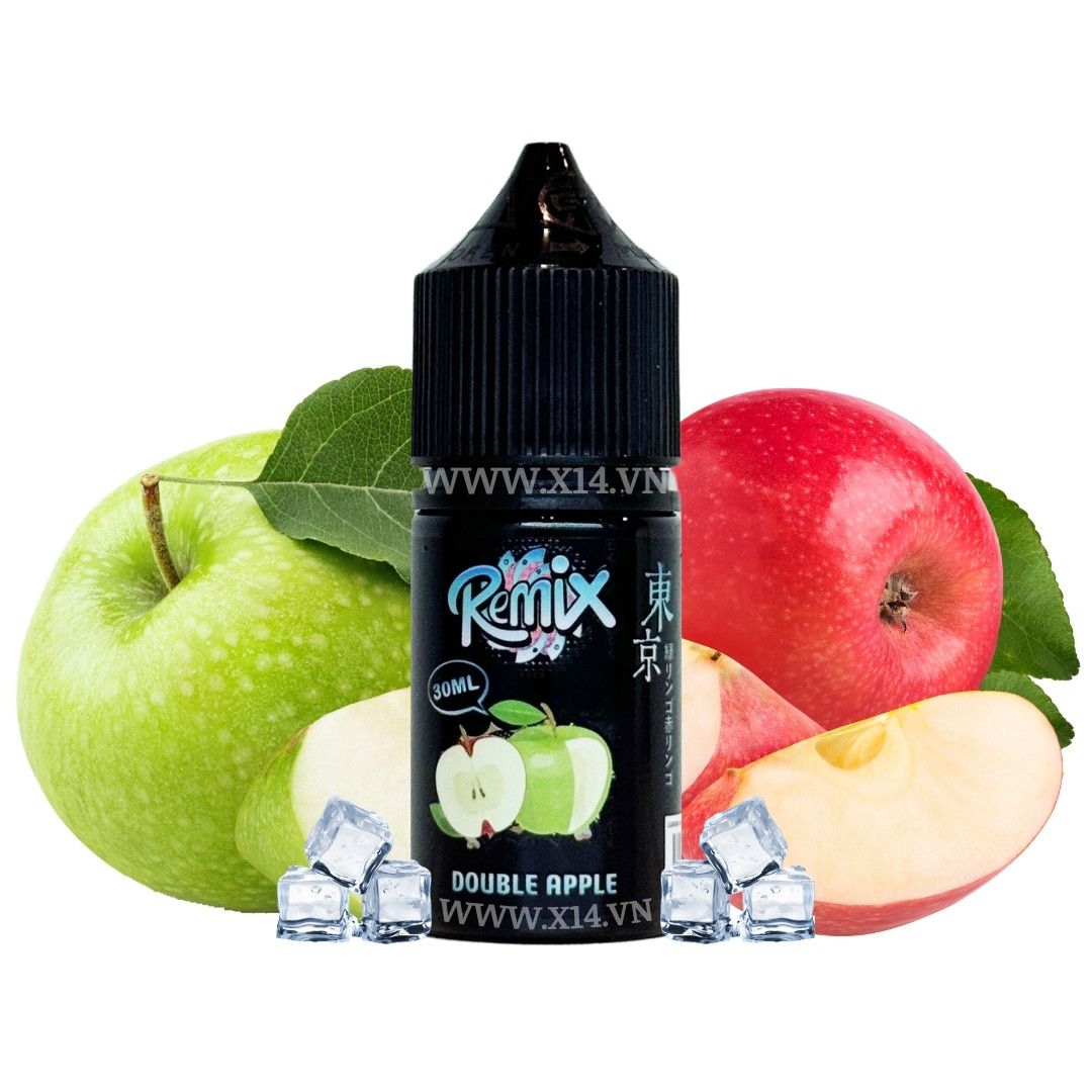Tokyo Remix Táo Siêu Lạnh (Double Apple Ice) 30ml Saltnic