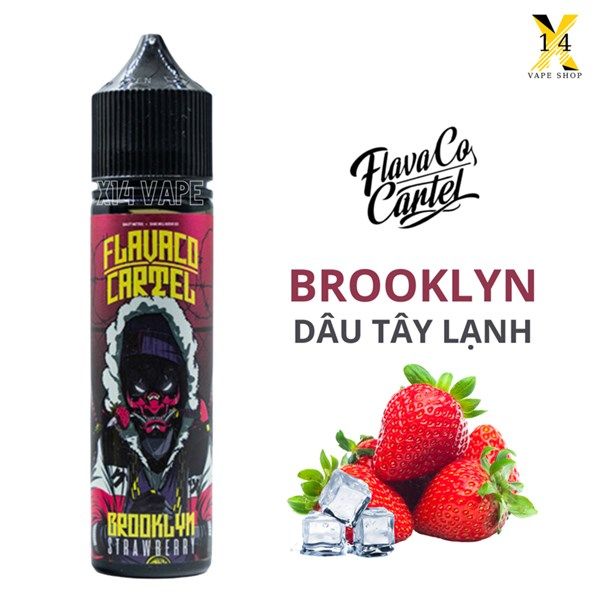Flavaco Cartel Brooklyn Dâu Lạnh (Strawberry) 60ml Freebase