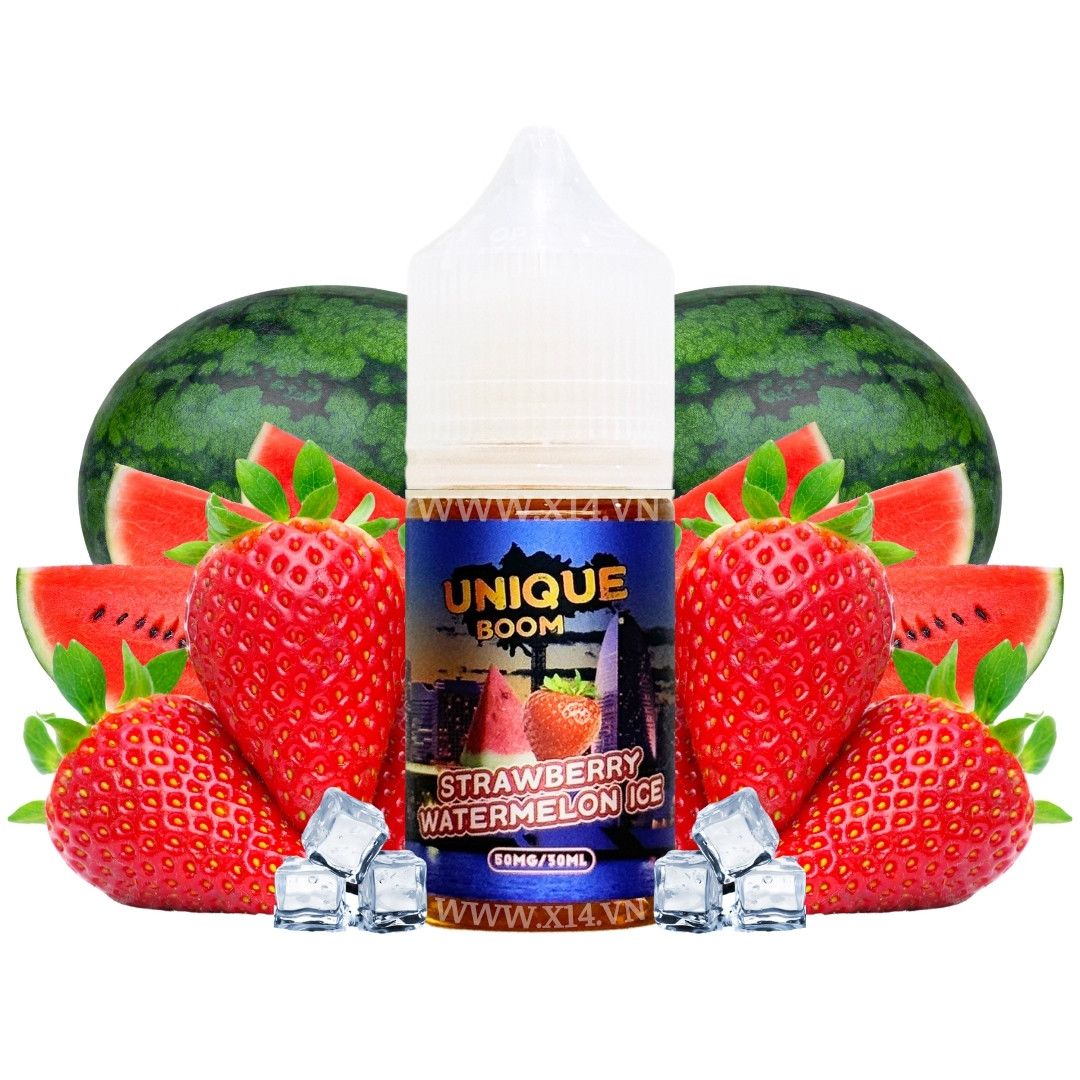 Unique Dâu Dưa Hấu (Strawberry Watermelon) 30ml Saltnic