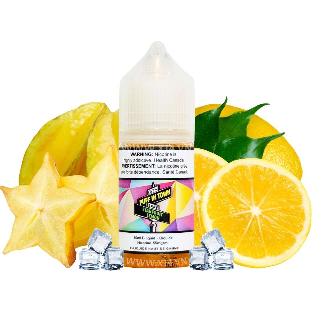 Puff In Town Khế Chanh (Starfruit Lemon) 30ml Saltnic