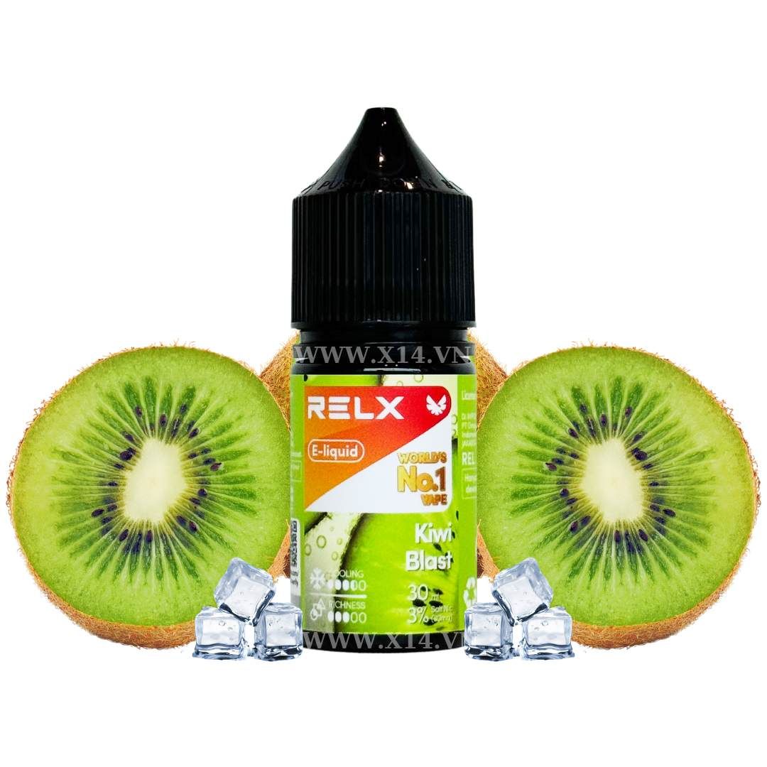 Relx Kiwi Lạnh (Kiwi Ice) 30ml Saltnic