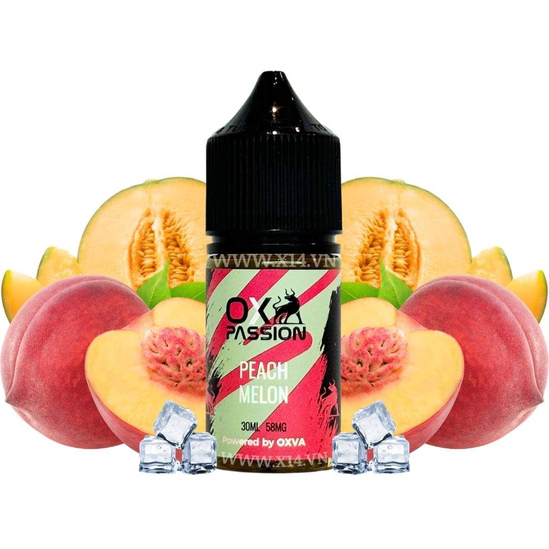 Oxpassion Đào Dưa Lưới (Peach Melon) 30ml Saltnic