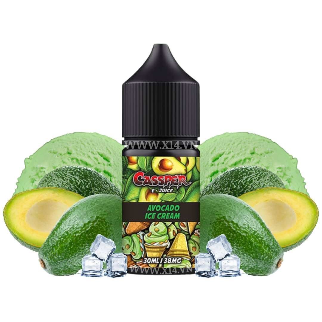 Smokio Cassper Kem Bơ (Avocado Ice Cream) 30ml Saltnic