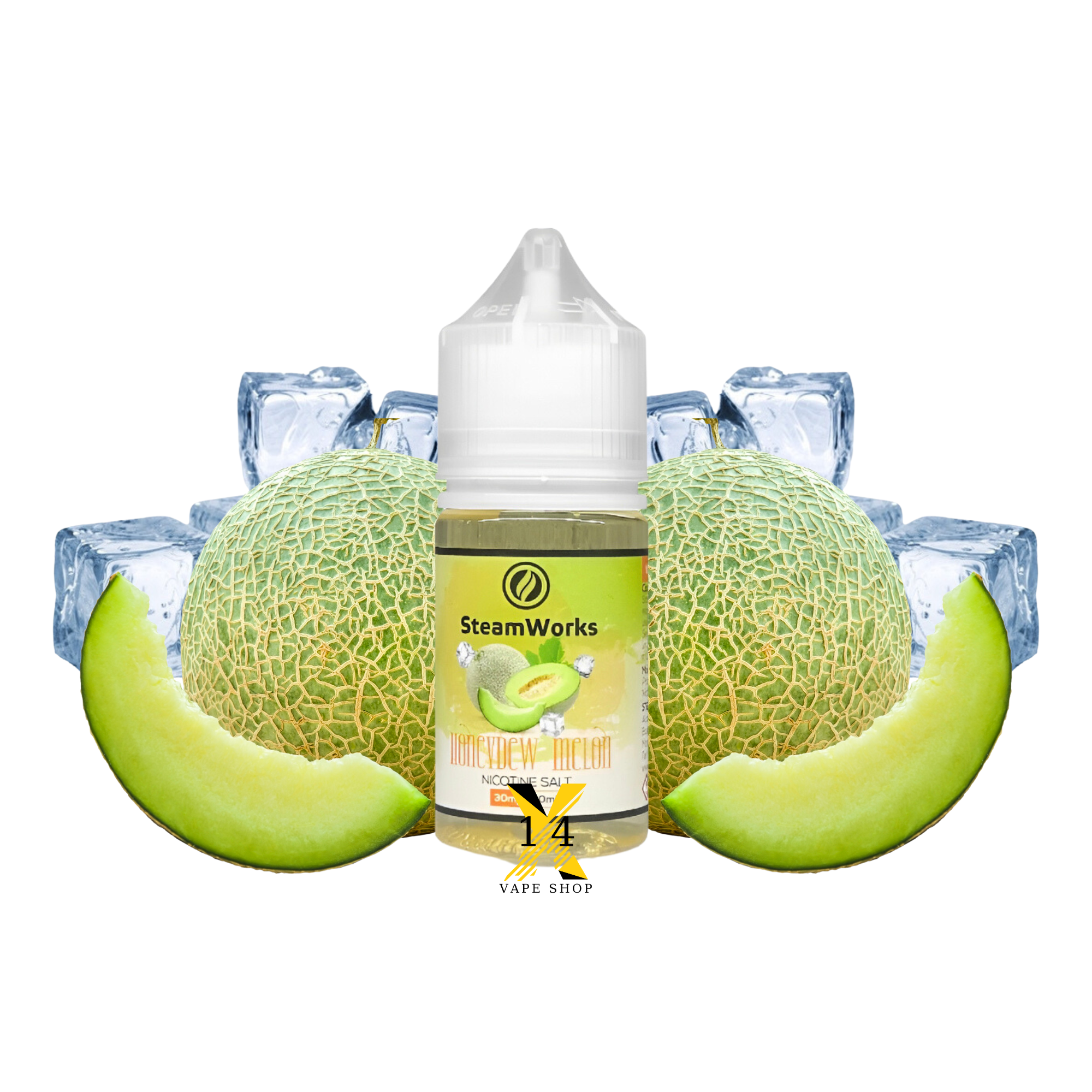 Steam Works Dưa Lưới (Honeydew Melon) 30ml Saltnic