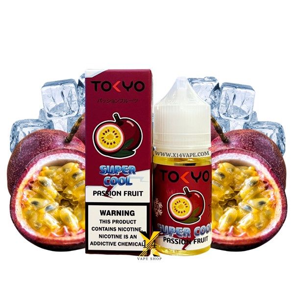 Tokyo Super Cool Chanh Dây Siêu Lạnh (Passion Fruits Ice) 30ml Saltnic