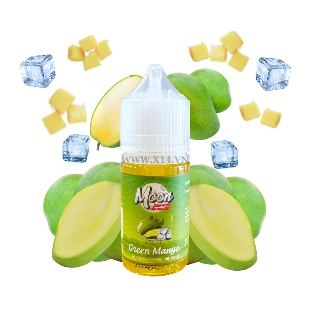 Moon Xoài Xanh Lạnh (Green Mango Ice) 30ml Saltnic