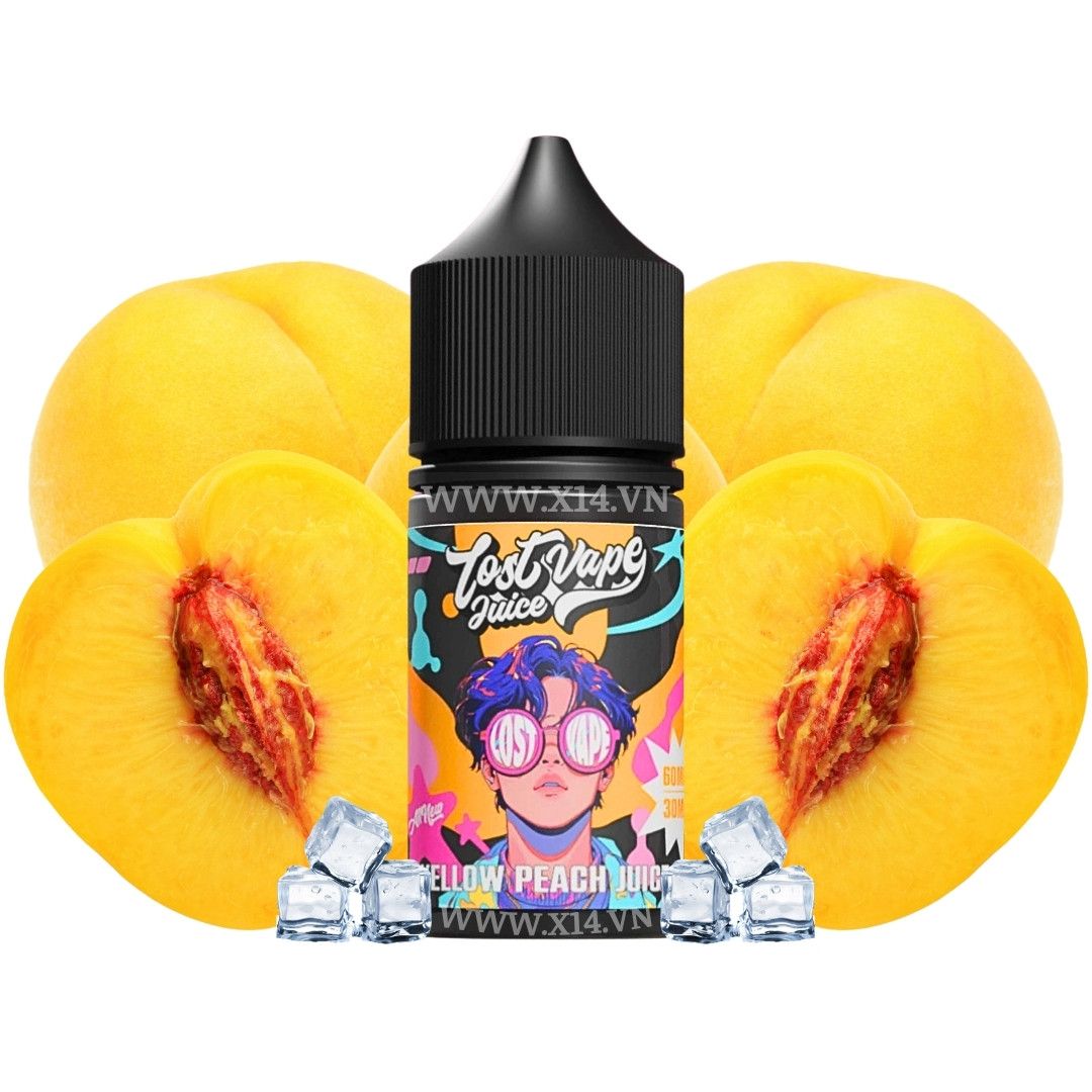 Lostvape Đào Vàng (Yellow Peach Juice) 30ml Saltnic