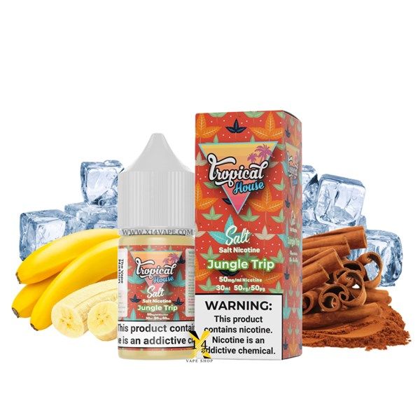 Tropical Jungle Trip Chuối Quế (Cinnamon Banana) 30ml Saltnic