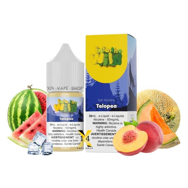 Into The Wild Telopea Dưa Hấu Dưa Lưới Đào (Melons Peach) 30ml Saltnic