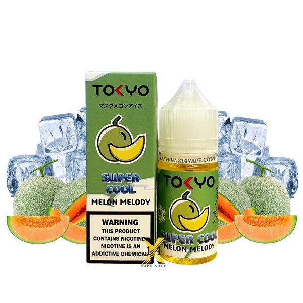 Tokyo Super Cool Dưa Lưới Siêu Lạnh (Honeydew Melon Ice) 30ml Saltnic
