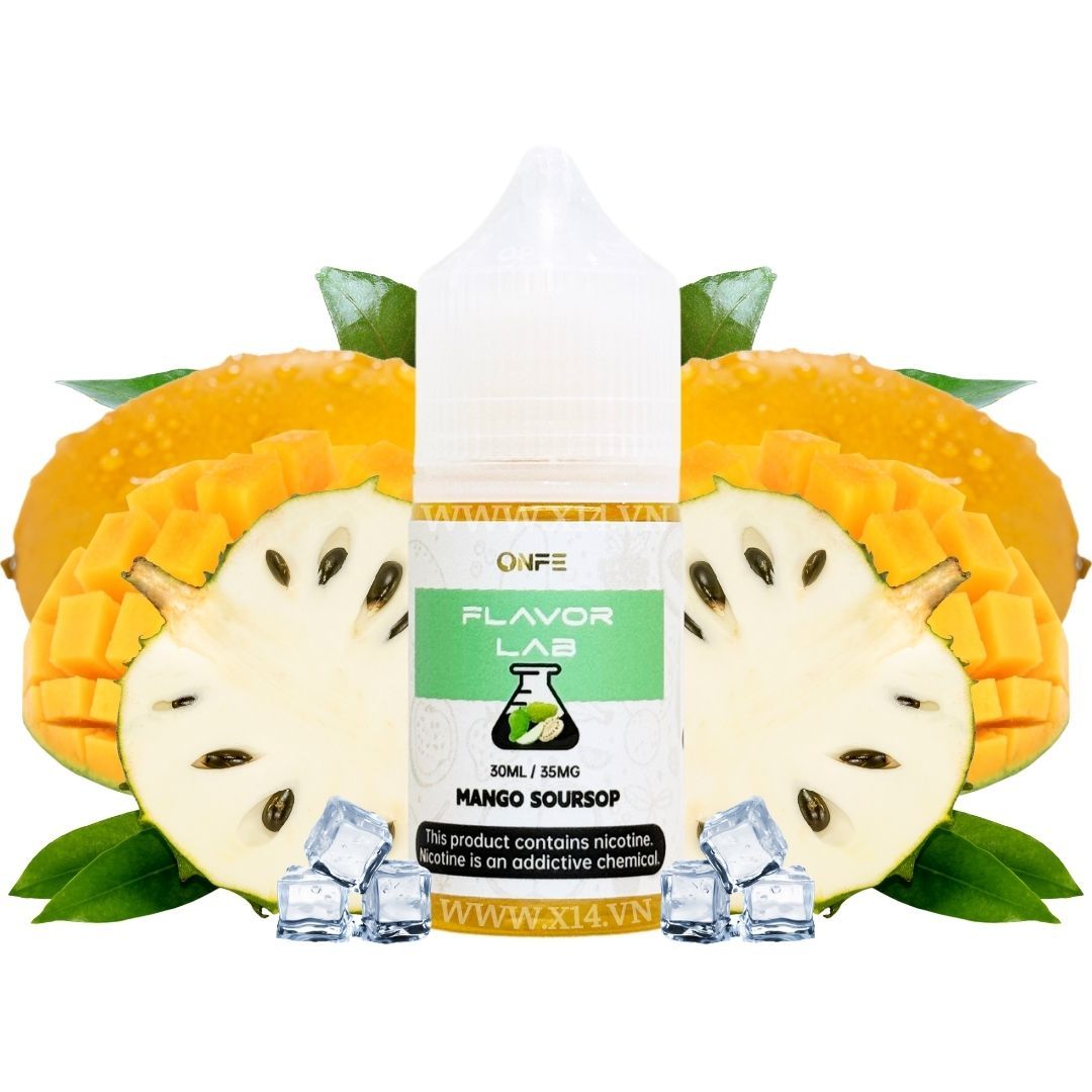 Flavor Lab Xoài Mãng Cầu (Mango Soursop) 30ml Saltnic