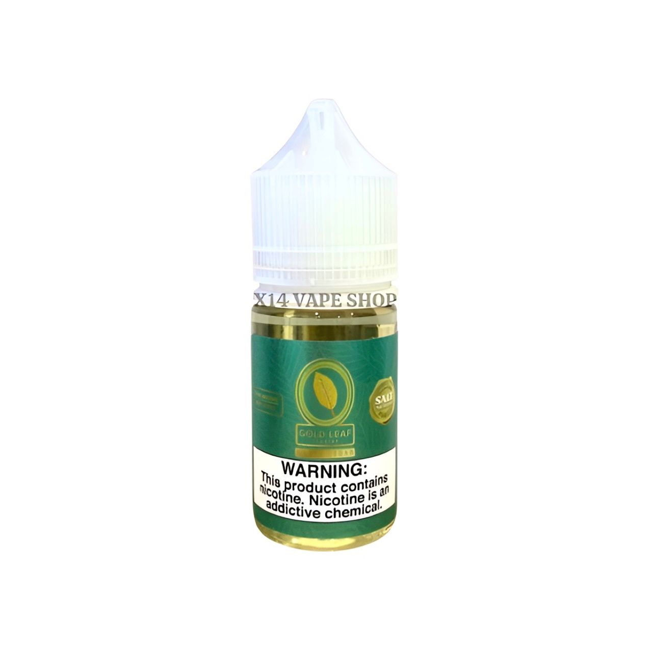 Gold Leaf Thuốc Lá Bạc Hà (Cigar Mint) 30ml Saltnic