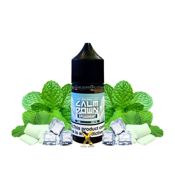 Calm Down Spearmint Kẹo Gum Bạc Hà Lạnh (Mint Gum) 30ml Saltnic