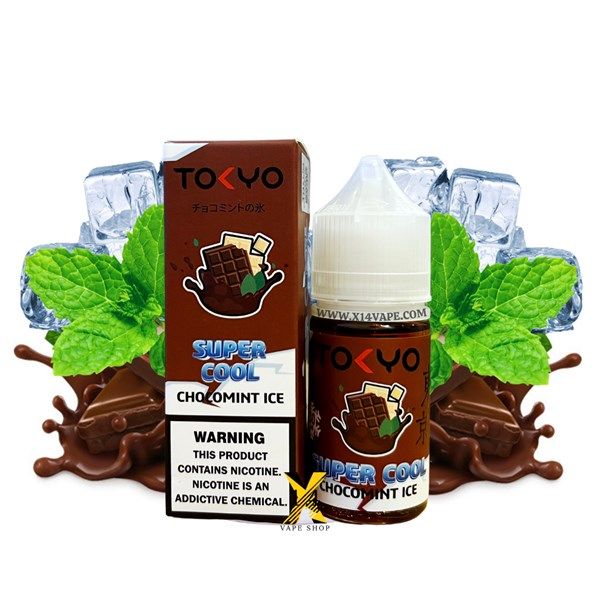 Tokyo Super Cool Socola Bạc Hà Siêu Lạnh (Chocolate Mint Ice) 30ml Saltnic