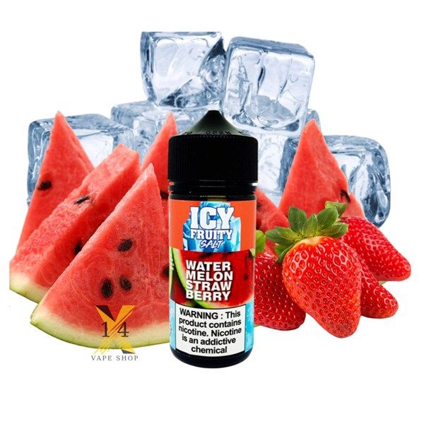 Icy Fruity Dưa Hấu Dâu Lạnh (Watermelon Strawberry) 100ml Freebase