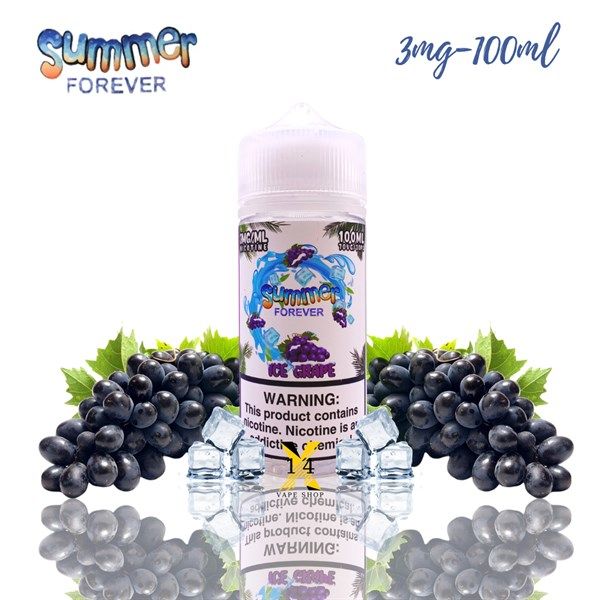 Summer Forever Nho Lạnh (Ice Grape) 100ml Freebase