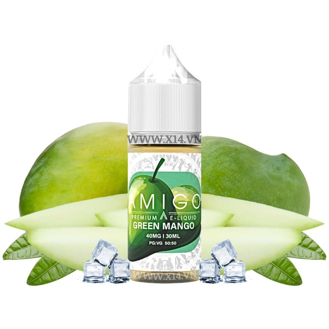 Amigo Xoài Xanh Lạnh (Green Mango) 30ml Saltnic