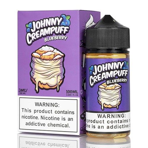 Johnny Creampuff Bánh Su Kem Việt Quất (Blueberry Cream Puff) 100ml Freebase