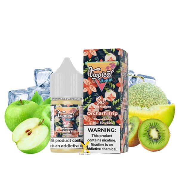 Tropical Orcharh Trip Táo Kiwi Dưa Lưới (Apple Kiwi Melon) 30ml Saltnic