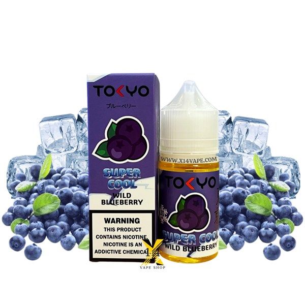 Tokyo Super Cool Việt Quất Siêu Lạnh (Blueberry Ice) 30ml Saltnic