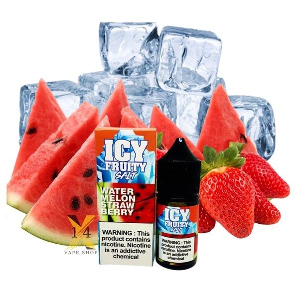 Icy Fruity Dưa Hấu Dâu Lạnh (Watermelon Strawberry) 30ml Saltnic