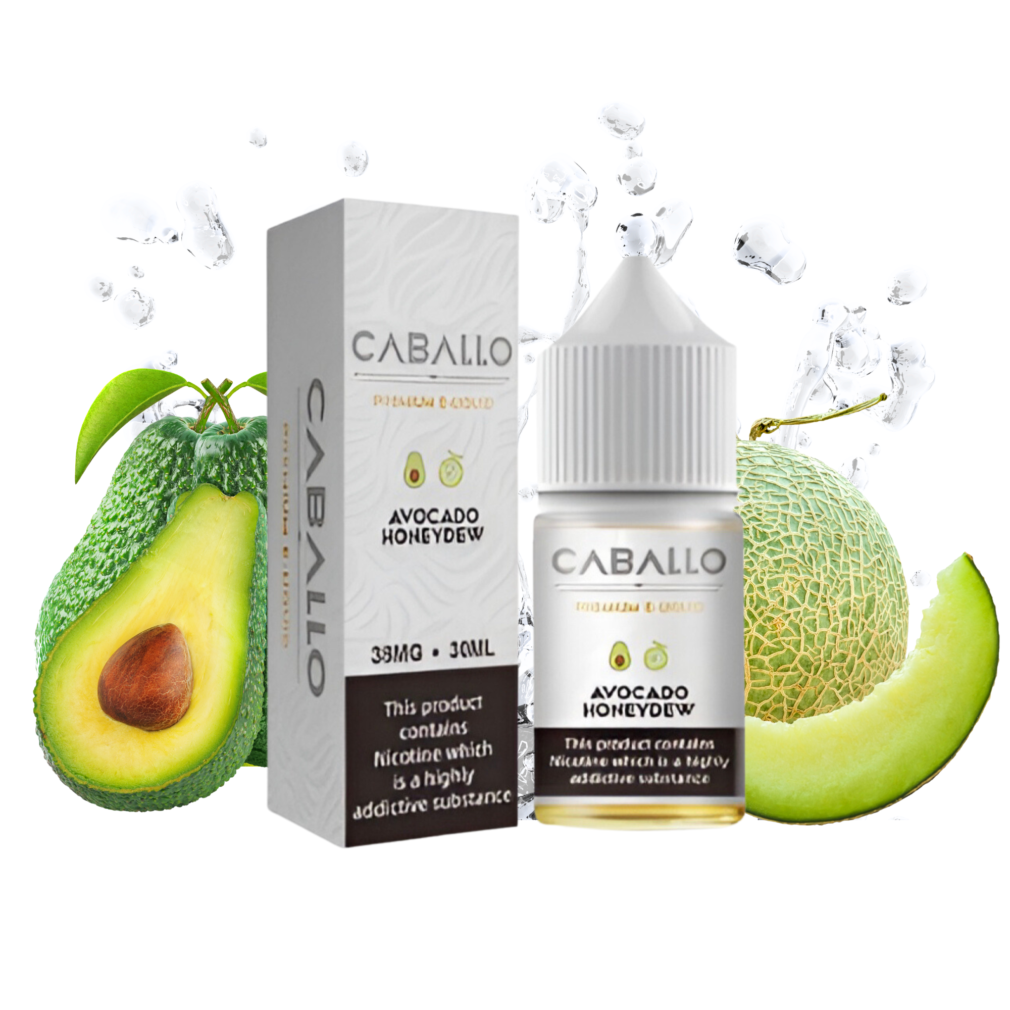 Caballo Bơ Dưa Lưới (Avocado Honeydew) 30ml Saltnic