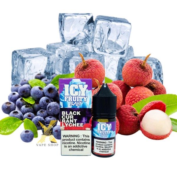 Icy Fruity Vải Lý Chua Lạnh (Lychee Blackcurrant) 30ml Saltnic