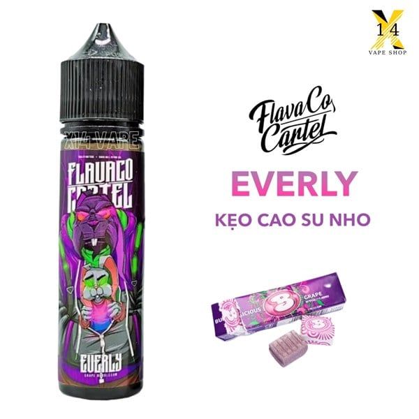 Flavaco Cartel Everly Kẹo Gum Nho (Grape Gum) 60ml Freebase