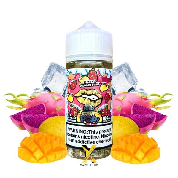 Iced Pop Xoài Thanh Long (Mango Dragon Fruit) 100ml Freebase