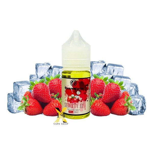 Steam Works Dâu Lạnh (Strawberry Ice) 30ml Saltnic