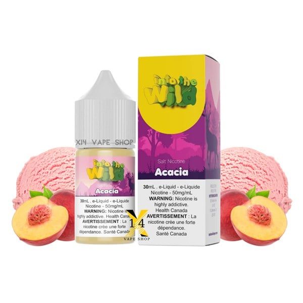 Into The Wild Acacia Kem Đào (Peach Ice Cream) 30ml Saltnic