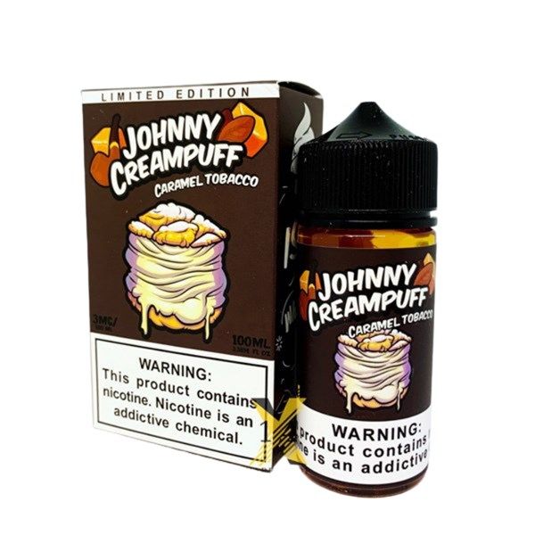 Johnny Creampuff Thuốc Lá Caramen (Caramel Tobacco) 100ml Freebase