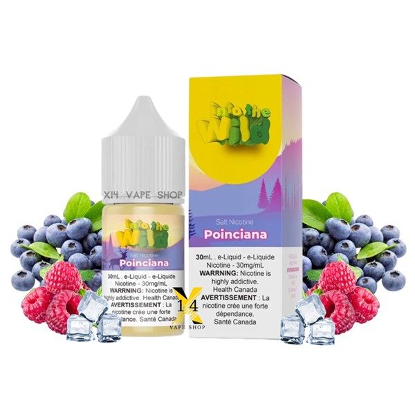 Into The Wild Poinciana Việt Quất Mâm Xôi (Blueberry Raspberry) 30ml Saltnic
