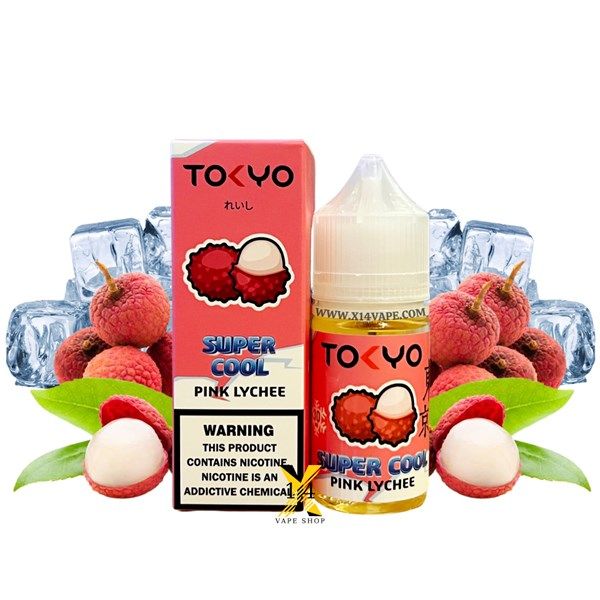 Tokyo Super Cool Vải Siêu Lạnh (Lychee Ice) 30ml Saltnic