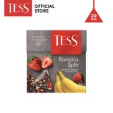  Trà đen Tess Banana Split vị chuối và dâu tây 20 gói/hộp 