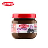  Trái cây nghiền mận khô đóng lọ Semper Prune 80g dành cho bé từ 4 tháng trở lên 