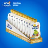  Thùng 10 Gói Trái cây nghiền vị táo, việt quất, dâu rừng và ngũ cốc Agusha 90g/gói dành cho bé từ 6 tháng trở lên 