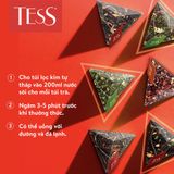  Trà đen Tess Berry Bar vị mâm xôi đen và quả lý chua đen 20 gói/hộp 