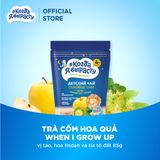  Combo 4 gói mix vị Trà cốm hoa quả hỗ trỡ bổ sung Vitamin,tăng sức đề kháng cho bé When I Grow Up 85g/gói 